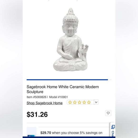 Ceramic Buddha - Picture 9 of 9